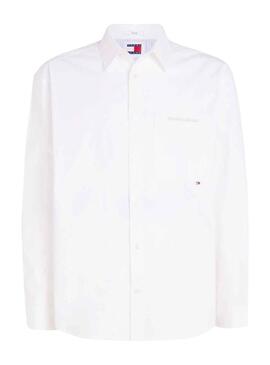 Camicia Tommy Jeans Classic Bianca per Uomo