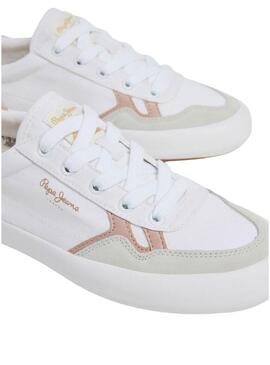 Scarpe da ginnastica Pepe Jeans Travis bianche per donna