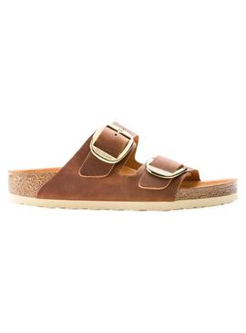 Sandali Birkenstock Big Buckle Marrone per Donna