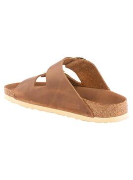 Sandali Birkenstock Big Buckle Marrone per Donna