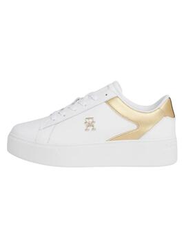 Sandali Tommy Hilfiger Platform Bianchi per Donna