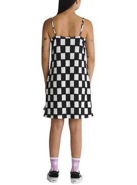 Abito Vans Venton Checker Bianco e Nero per Donna