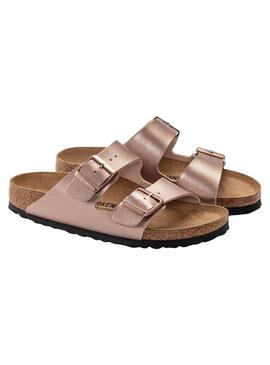 Sandali Birkenstock Arizona BF Rame per Donna