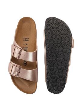 Sandali Birkenstock Arizona BF Rame per Donna