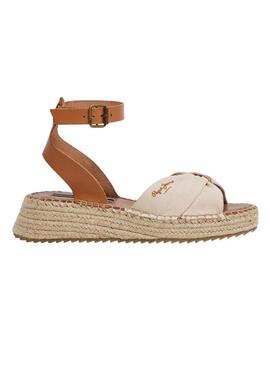 Sandali Pepe Jeans Kate One marrone per donna.