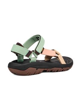 Sandali Teva Huracán XLT2 Verde E Beige Per Donna