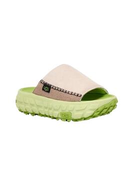 Sandali UGG Venture Daze Slide Beige E Verde Per Donna