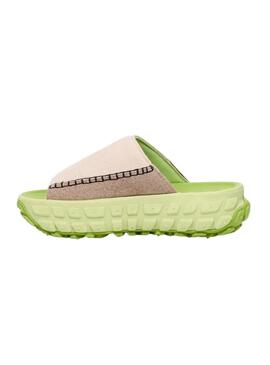 Sandali UGG Venture Daze Slide Beige E Verde Per Donna