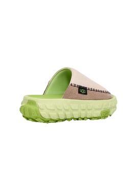 Sandali UGG Venture Daze Slide Beige E Verde Per Donna