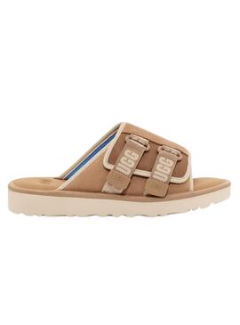 Sandali UGG Goldencoast Strap Slide Beige per Uomo