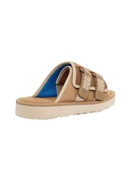 Sandali UGG Goldencoast Strap Slide Beige per Uomo