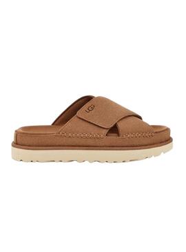 Sandali UGG Goldenstar Cross Chestnut per donna