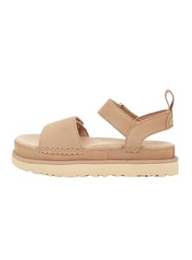 Sandali Ugg Goldenstar Beige per Donna