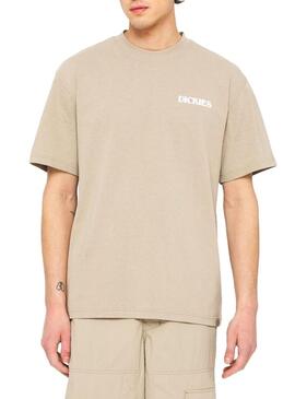 Maglietta Dickies Herndon Beige per Uomo