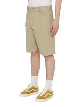 Short Dickies Duck Canvas Bermuda Beige per Uomo