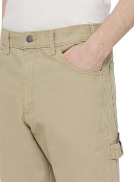 Short Dickies Duck Canvas Bermuda Beige per Uomo