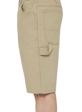 Short Dickies Duck Canvas Bermuda Beige per Uomo