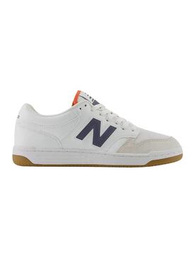 Scarpe da ginnastica New Balance 480 Bianche Grigie per Uomo