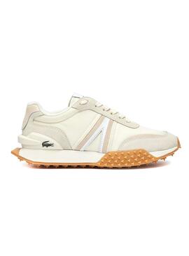 Scarpe da ginnastica Lacoste L-Spin Deluxe beige per donna