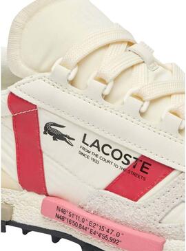 Scarpe da ginnastica Lacoste Elite Active beige per donna