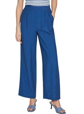 Pantaloni Vila Jana Blu per Donna