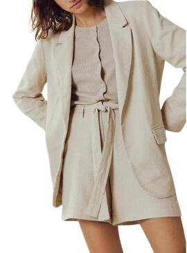 Shorts Vila Jolanda Beige per Donna