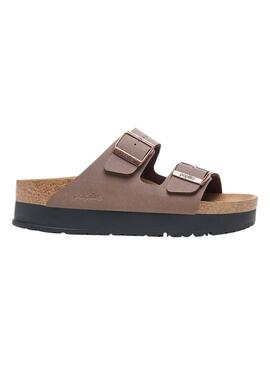 Sandali Birkenstock Arizona Piattaforma Topo per Donna