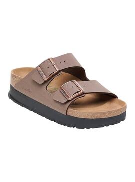 Sandali Birkenstock Arizona Piattaforma Topo per Donna