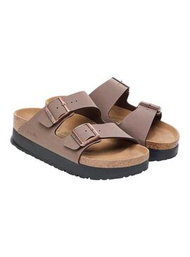 Sandali Birkenstock Arizona Piattaforma Topo per Donna