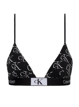 Reggiseno Calvin Klein non foderato nero