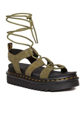 Sandali Dr. Martens Nartilla Oliva per donne.