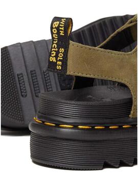 Sandali Dr. Martens Nartilla Oliva per donne.