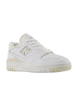 Scarpe da ginnastica New Balance 550 bianche beige per donna