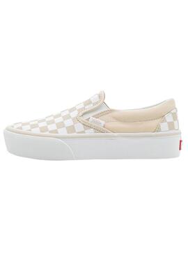 Scarpe da ginnastica Vans Classic Beige per donna