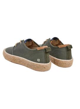 Sneakers Pepe Jeans Port Tourist Verde Uomo.