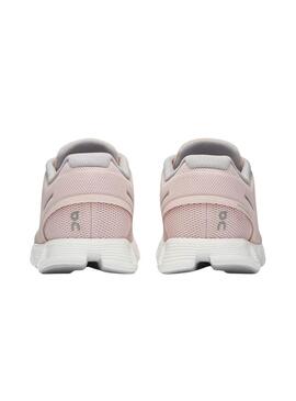 Scarpe da corsa On Running Cloud 5 rosa per donna.