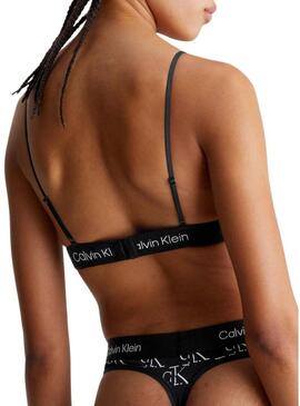 Reggiseno Calvin Klein non foderato nero