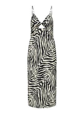 Abito Only Iris Thalia a strisce di zebra per donna