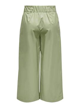 Pantaloni Only Zora Culotte verde per donna