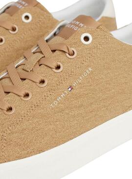 Sneakers Tommy Hilfiger Essential Camel per Uomo