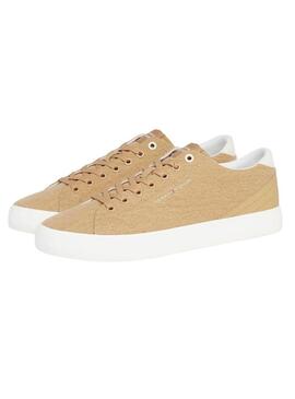 Sneakers Tommy Hilfiger Essential Camel per Uomo