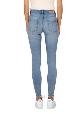 Pantaloni in denim ONLY Blush Mid Blu per donna