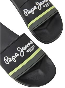 Ciabatte Pepe Jeans Portobello nere per uomo