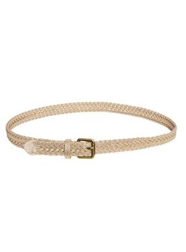 Cintura Pieces Akiss Beige e Oro per Donna