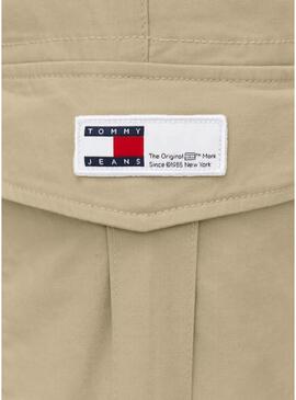 Pantaloni Tommy Jeans Austin Cargo Beige per Uomo