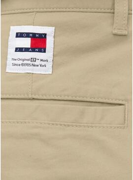 Pantaloni Tommy Jeans Austin Cargo Beige per Uomo