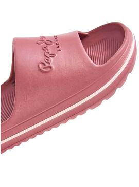 Ciabatte Pepe Jeans Beach Slide Rosa per Donna