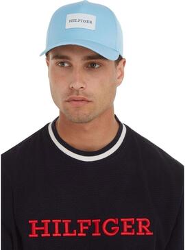 Cappellino Tommy Hilfiger Monotype Season Blu Uomo Donna