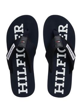 Infradito Tommy Hilfiger Beach Sandal Marino per Uomo