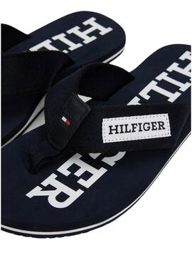 Infradito Tommy Hilfiger Beach Sandal Marino per Uomo